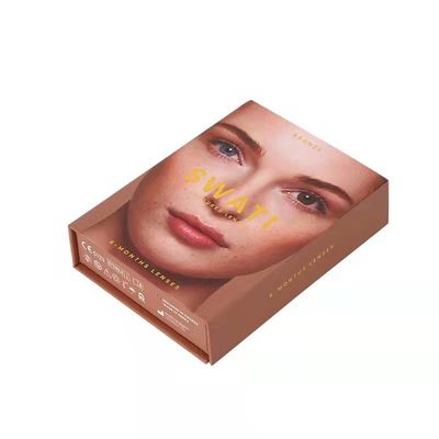 jakość  Magnet Rigid Gift Box , Reusable Paper Box Cosmetics Contact Lens Packaging fabryka