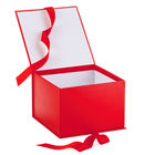 Shredded Paper Filler Rigid Packaging Box 0.75oz Grosgrain Ribbon Luxury Gift Box
